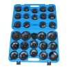 US PRO 30pc Cup Type Oil Filter Wrench Set 7065