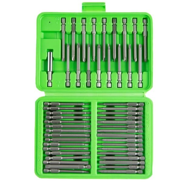 DSD TOOLS 50pc Extra Long Security Bit Set DS1214 - Image 3