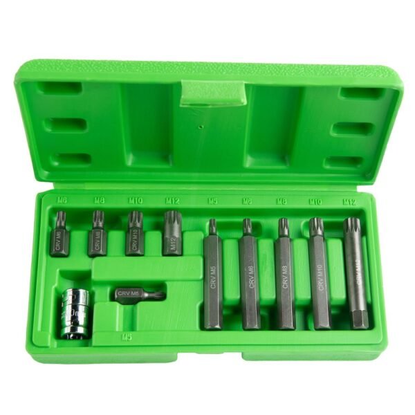 DSD TOOLS 11pc 3/8" DR Spline Bit Set DS1215