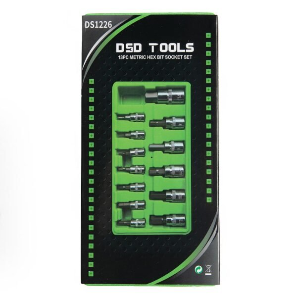 DSD TOOLS 13pc Metric Hex Bit Socket Set DS122613PC METRIC HEX BIT SOCKET SET DS1226 - Image 5