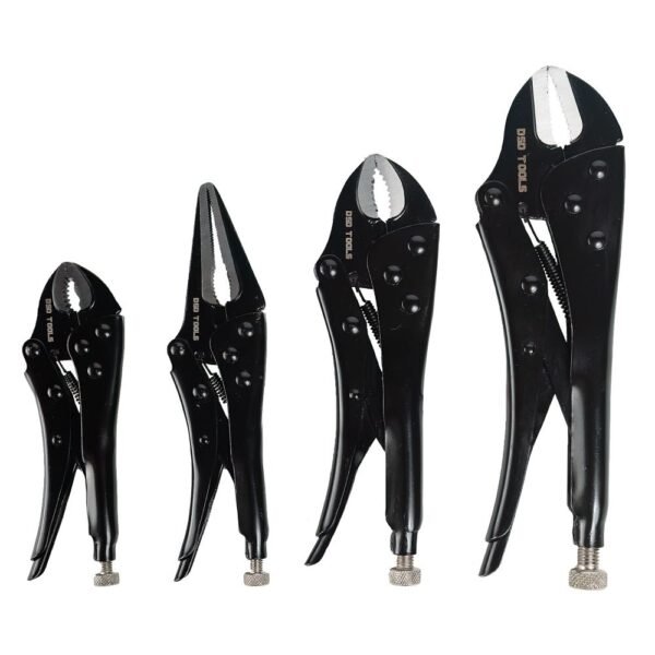 DSD TOOLS 4pc Black Locking Pliers Set DS1265 - Image 2