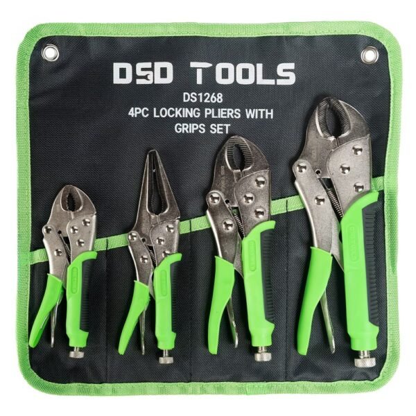 DSD TOOLS 4pc Locking Pliers With Grips Set DS1268