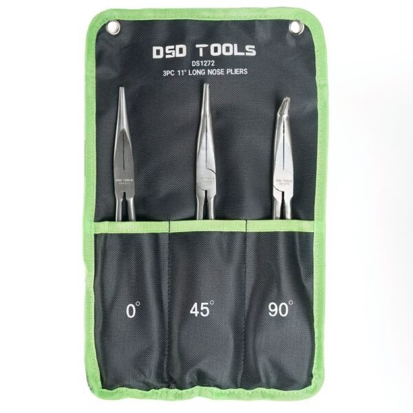 DSD TOOLS 3pc 11" Long Nose Pliers DS1272 - Image 3