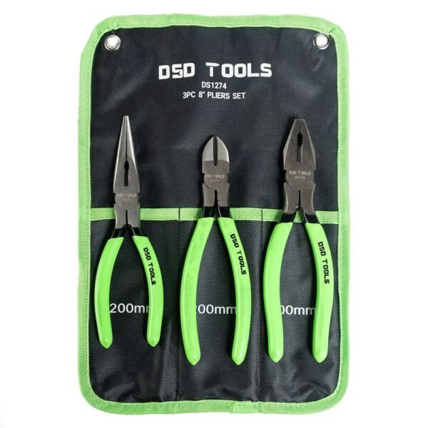 DSD TOOLS 3pc 8" Pliers Set DS1274