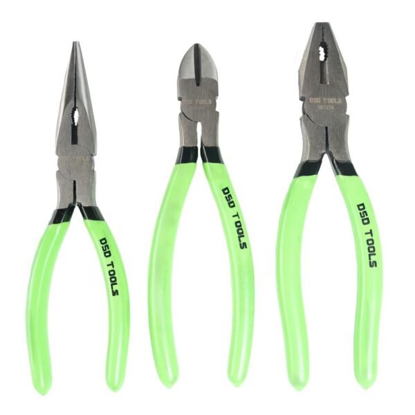 DSD TOOLS 3pc 8" Pliers Set DS1274 - Image 2