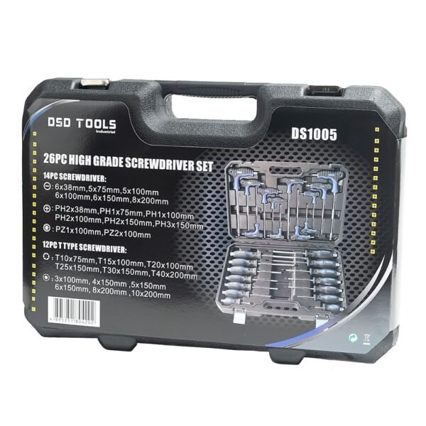 26 pcs High Grade Screwdriver & T Handle Hex Ball & Star Set - Image 6