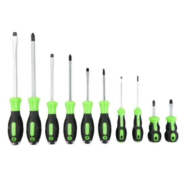 DSD TOOLS 10pc Screwdriver Set Philips + Slotted DS1047