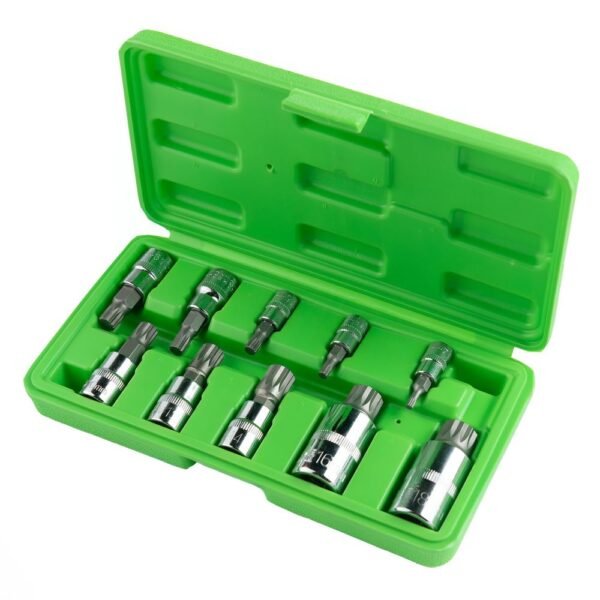 DSD TOOLS 10pc Triple Square Bit Sockets DS1239 - Image 2