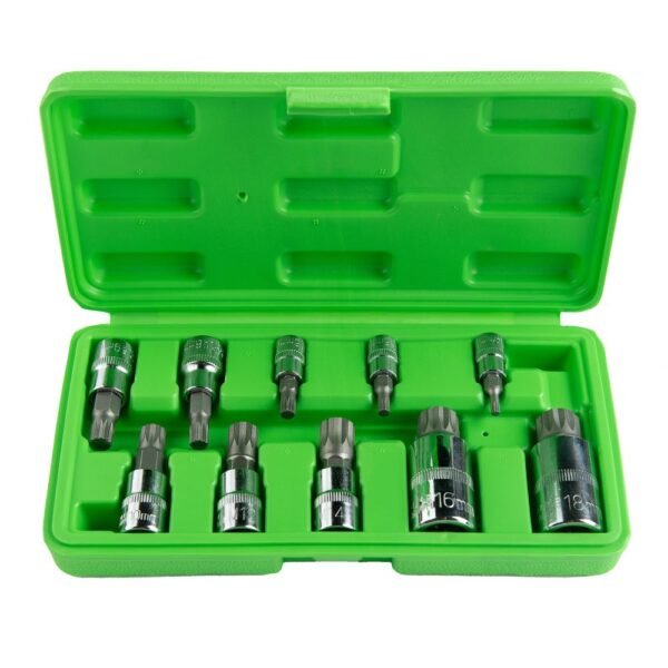 DSD TOOLS 10pc Triple Square Bit Sockets DS1239