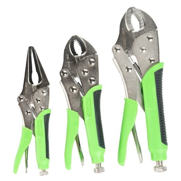 DSD TOOLS 3pc Soft Grip Locking Pliers Set DS1271 - Image 2