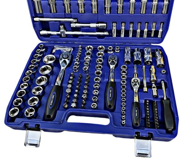 DSD TOOLS 172pc 1/4" 3/8" 1/2" DR Metric Super Lock Socket Set - Image 2