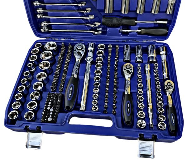 DSD TOOLS 216pc 1/4″ 3/8″ 1/2″ DR Metric Super Lock Socket Set - Image 3