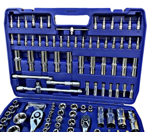 DSD TOOLS 172pc 1/4" 3/8" 1/2" DR Metric Super Lock Socket Set - Image 3