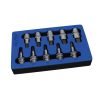 US PRO 10pc 1/2" dr Metric Hex Bit Sockets in Eva Tray 2153