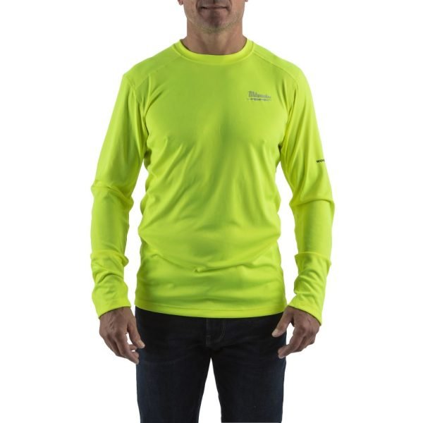 Milwaukee Workskin Warm Weather Long Sleeve Performance Shirt Yellow