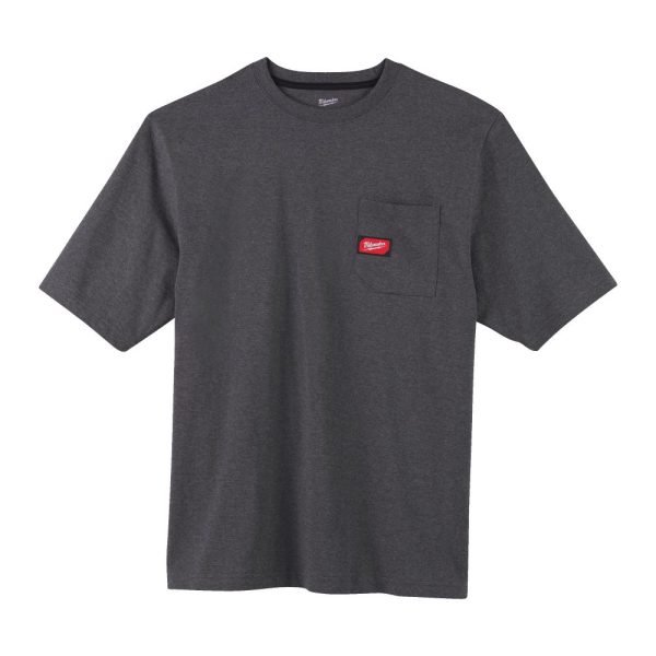 Milwaukee Work Grey T-Shirt Short Sleeve