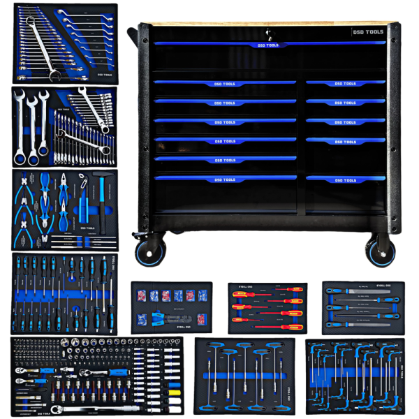 DSD TOOLS 12 Drawers Caster Mounted Roller Tool Chest Cabinet DS1018