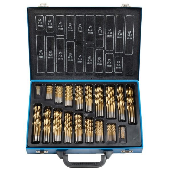 DSD TOOLS 170pc H.S.S Drill Bits 1 to 10mm DS1007