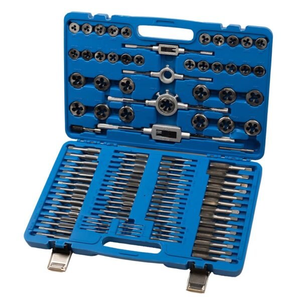 110pc Metric Tap and Die Set Kit, 2mm to 18mm, Thread Cutting DS1008 - Image 2