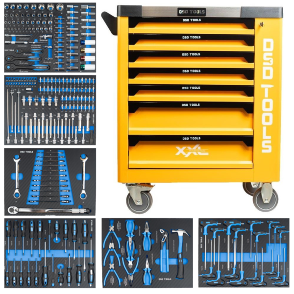 DSD TOOLS 7 Drawer Caster Mounted Roller Tool Chest Cabinet