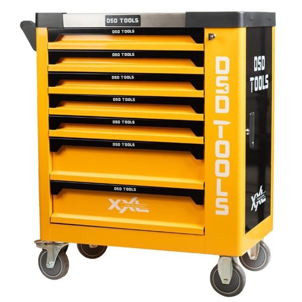 DSD TOOLS 7 Drawer Caster Mounted Roller Tool Chest Cabinet - Image 4