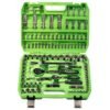 DSD TOOLS 108pc 1/4" & 1/2" Dr Metric Sockets, Ratchets & Bits DS1033