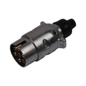 COBEL 12N 7 Pin 12V Plug for Trailer or Caravan - Aluminium 9290
