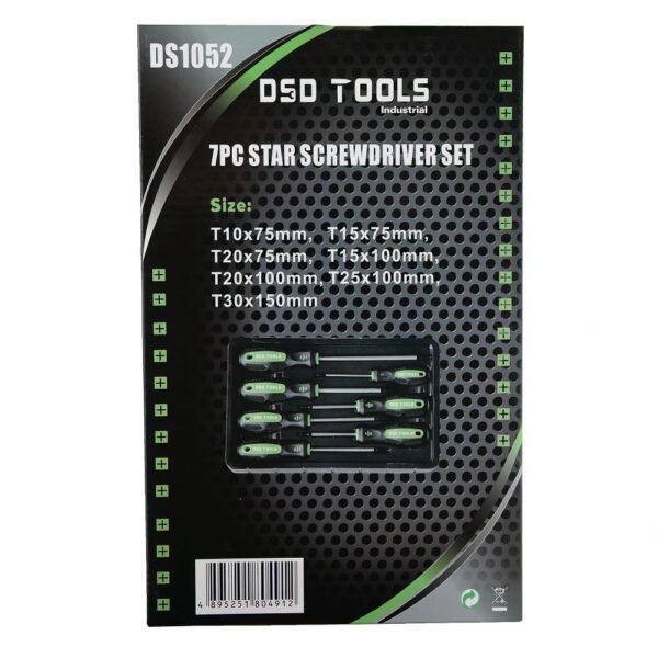 DSD TOOLS 7pc Star Screwdriver Set DS1052 - Image 3