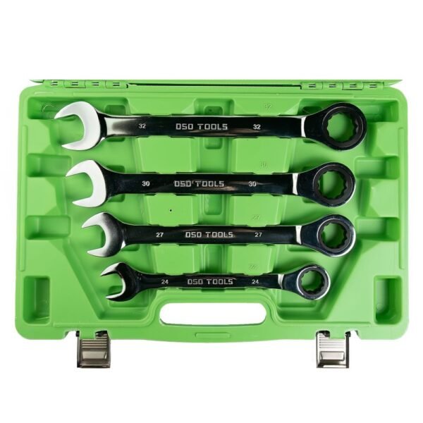 DSD TOOLS 13pc Metric Gear Ratchet Combination Wrench Set DS1057 - Image 4