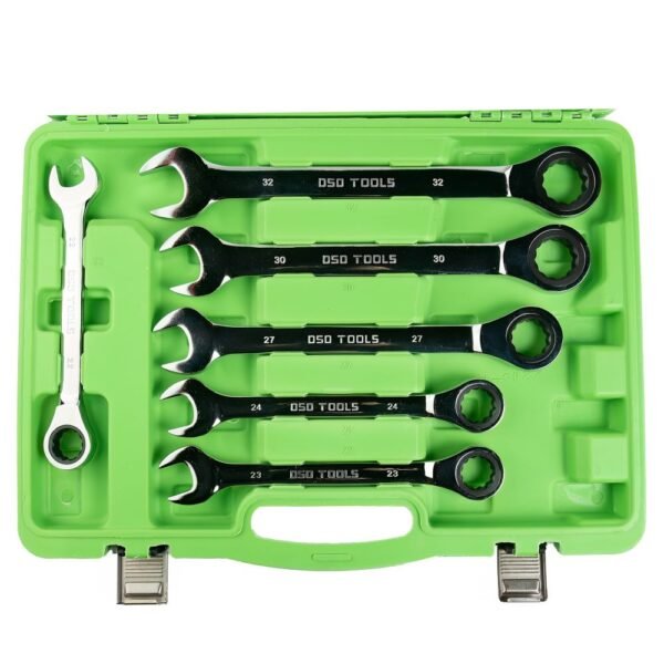 DSD TOOLS 22pc Metric Gear Ratchet Combination Wrench Set DS1059 - Image 4