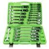 DSD TOOLS 22pc Metric Flexi Gear Ratchet Combination Wrench Set DS1060