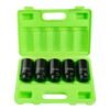 DSD TOOLS 5pc 1/2" DR 12PT Deep Impact Hub Nut Sockets DS1113