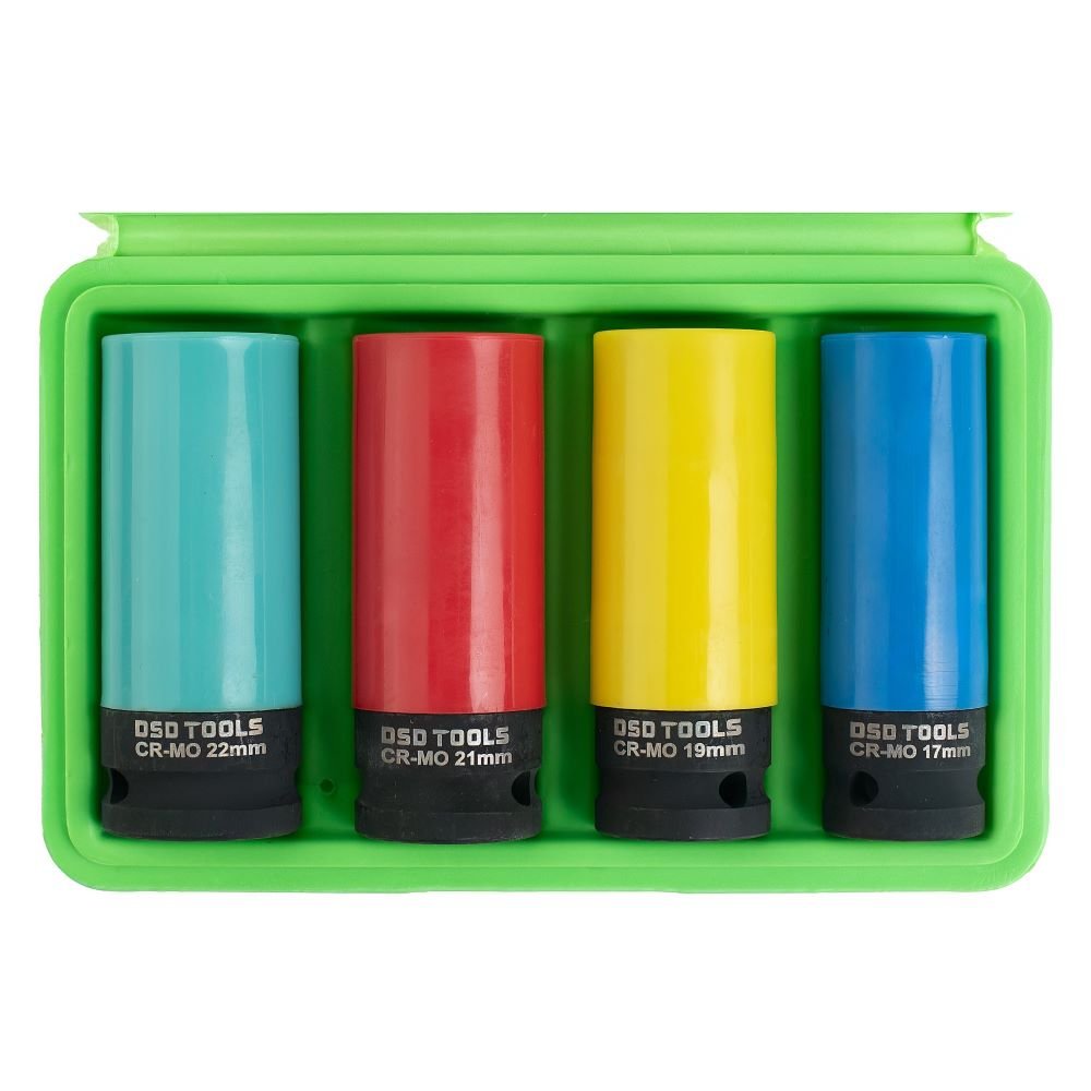thumbnail image 2 of "US PRO Industrial 4pc 1/2" Drive Deep Impact Socket Set – For Alloy Wheels, 17-22mm" 2 of 3