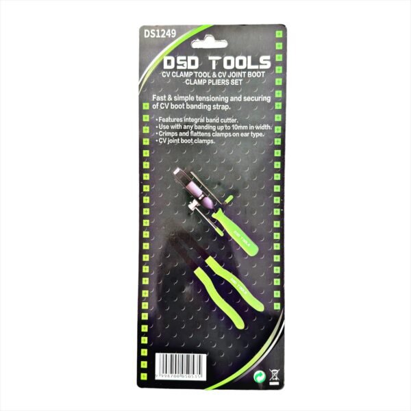 DSD TOOLS CV Clamp Tool & CV Joint Boot Clamp Pliers Set DS1249 - Image 2