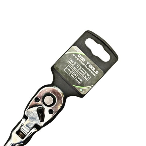 DSD TOOLS 3/8" Dr Straight Tail Flexi Ratchet 72T DS1368 - Image 2