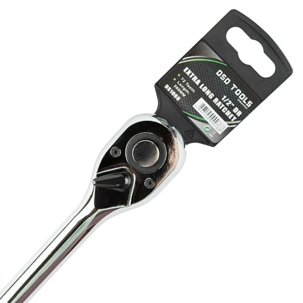DSD TOOLS  1/2" DR 72T Extra Long Ratchet 380mm DS1068 - Image 5