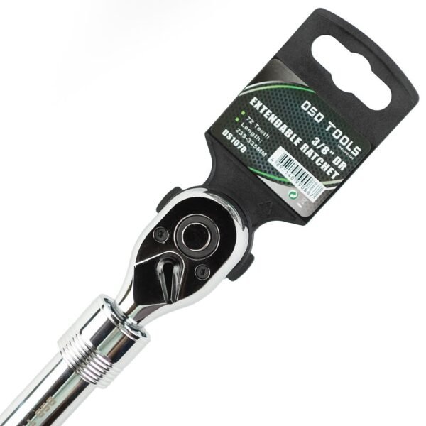 DSD TOOLS 3/8" DR 72T Extendable Ratchet DS1078 - Image 9
