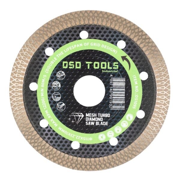 DSD TOOLS 115 x 1.0 x 22mm Turbo Diamond Tile Cutt DS1095