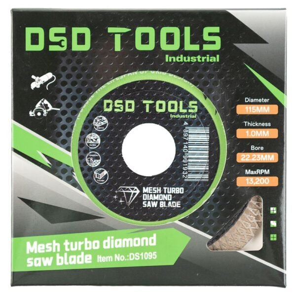 DSD TOOLS 115 x 1.0 x 22mm Turbo Diamond Tile Cutt DS1095 - Image 3