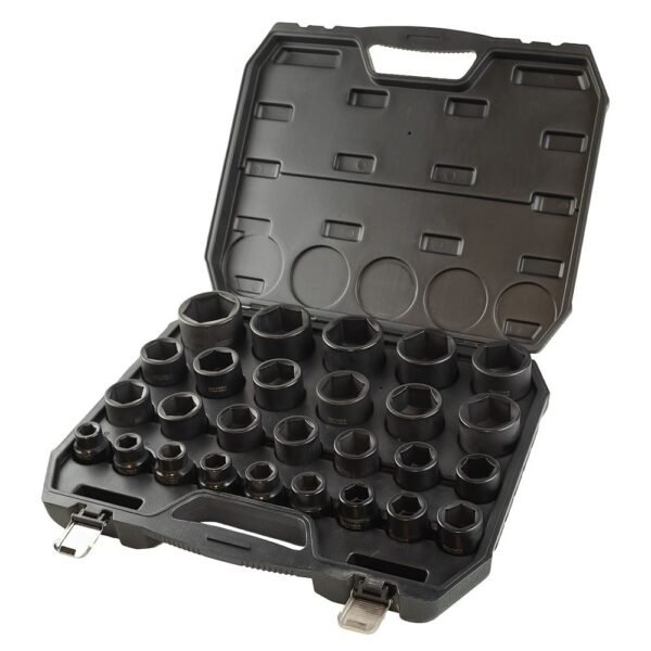 DSD TOOLS 27pc 3/4" DR 6PT  Impact Socket Set DS1104 - Image 2