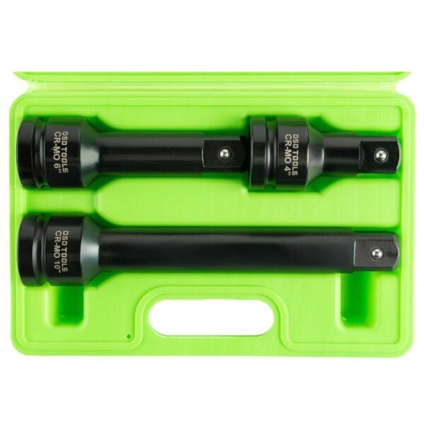 DSD TOOLS 3pc 1" DR Impact Extension Bar Set DS1120 - Image 3