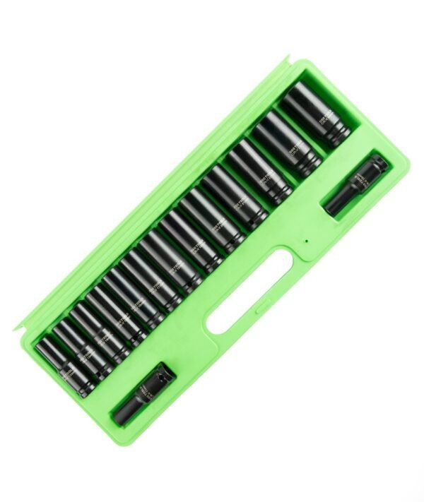 DSD TOOLS 15pc 1/2" DR Deep Impact Sockets Metric 10 - 24mm DS1172 - Image 4