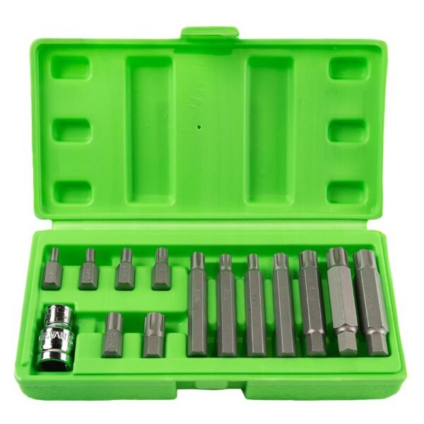 DSD TOOLS 14pc 1/2" Drive 10mm Ribe Bits Set DS1213