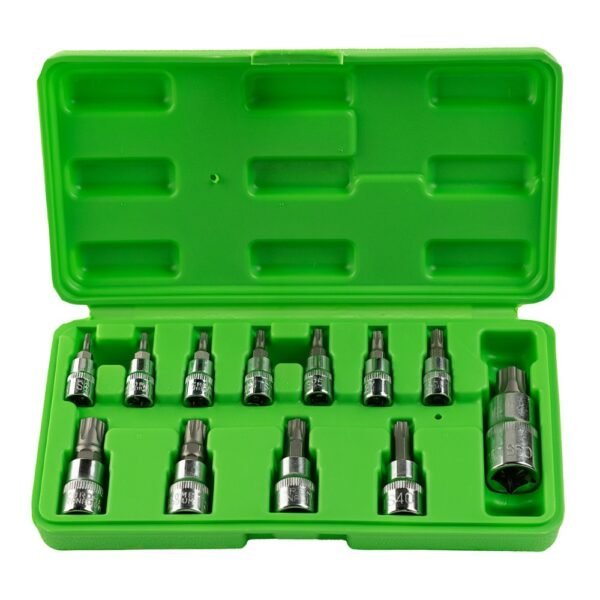 DSD TOOLS 12pc Tamper Star Plus Bit Sockets Set DS1236