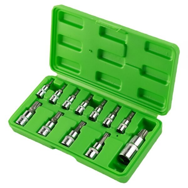 DSD TOOLS 12pc Tamper Star Plus Bit Sockets Set DS1236 - Image 2