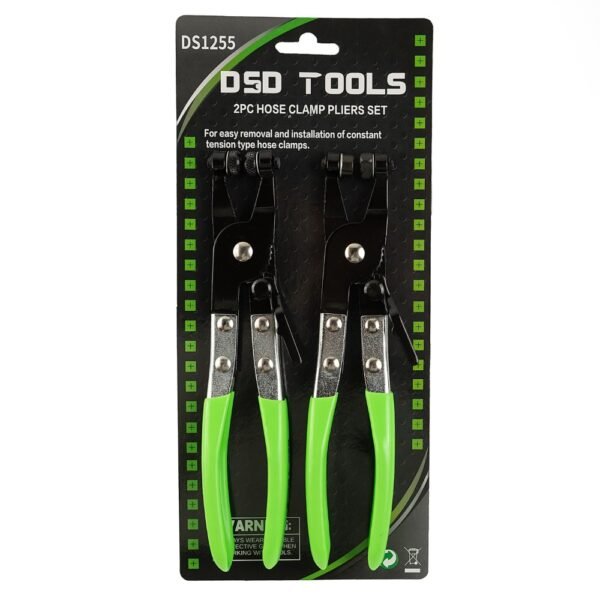 DSD TOOLS 2pc Hose Clamp Pliers Set DS1255 - Image 3