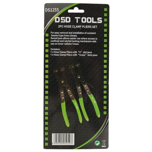 DSD TOOLS 2pc Hose Clamp Pliers Set DS1255 - Image 4