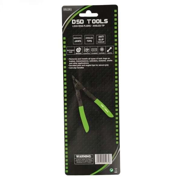 DSD TOOLS Lock Ring Pliers - Angled Tip DS1261 - Image 4