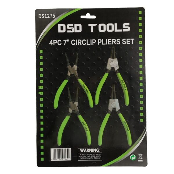 DSD TOOLS 4pc 7 Circlip Pliers Set DS1275 - Image 2