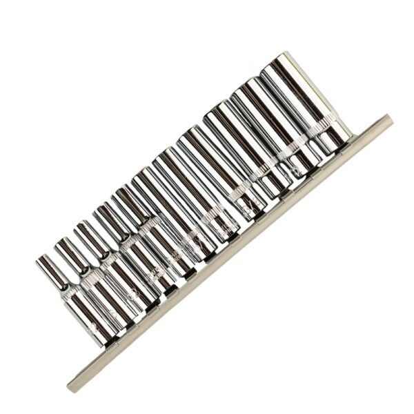 DSD TOOLS 11pc 1/4 DR 6PT Deep Sae Sockets On Rail DS1299